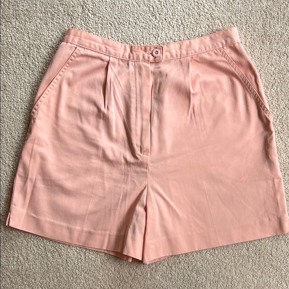Vintage Izod Lacoste 80’s Women's Salmon Pink Shorts